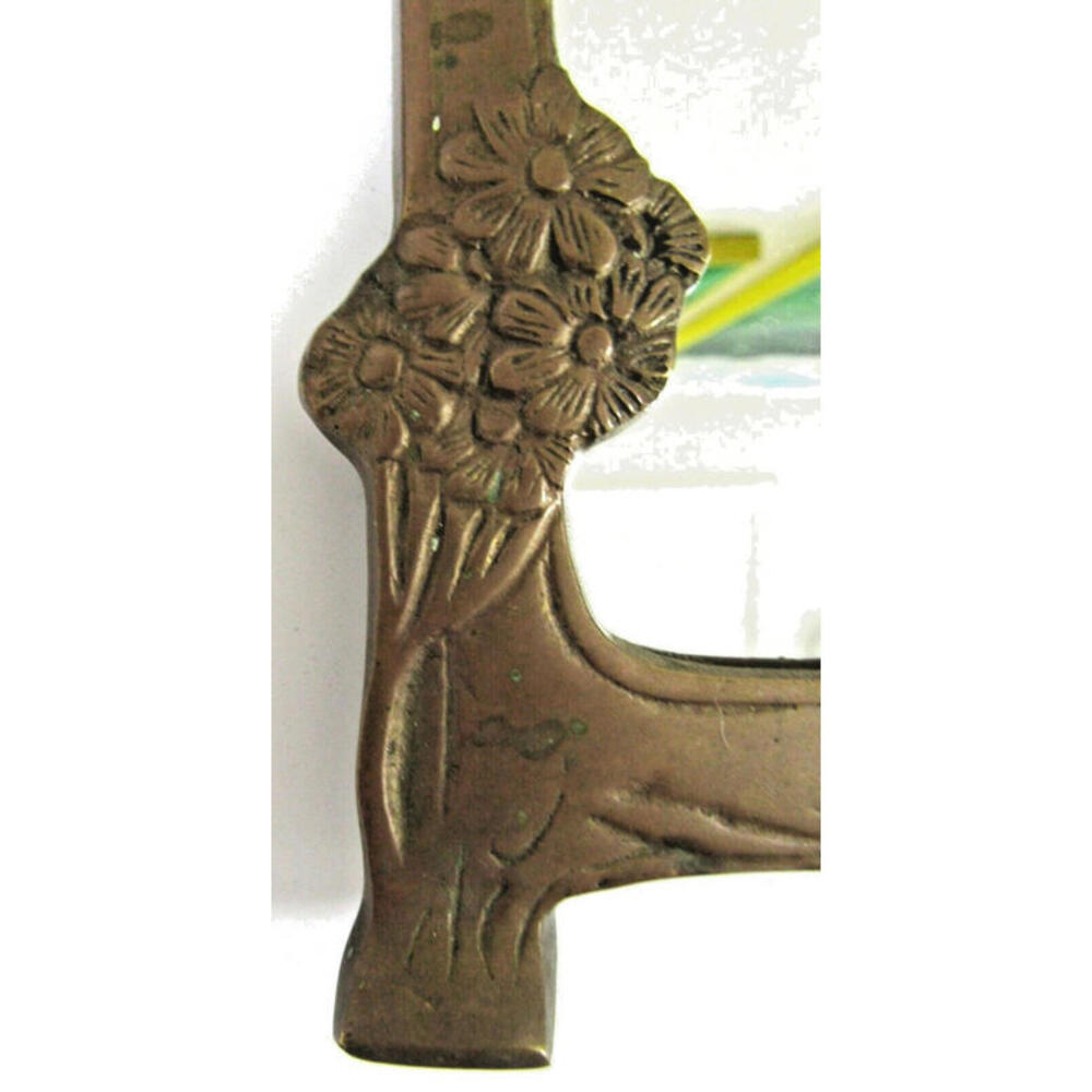 Lady of the Lake Antique Art Nouveau Bronze Free-Standing Table Mirror c. 1910 - Picture 7 of 11